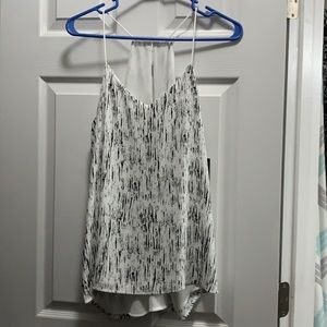 White and black Express tank NWT